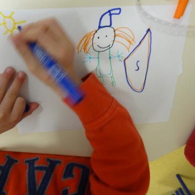 Dessins enfants centre de loisirs Arcangues